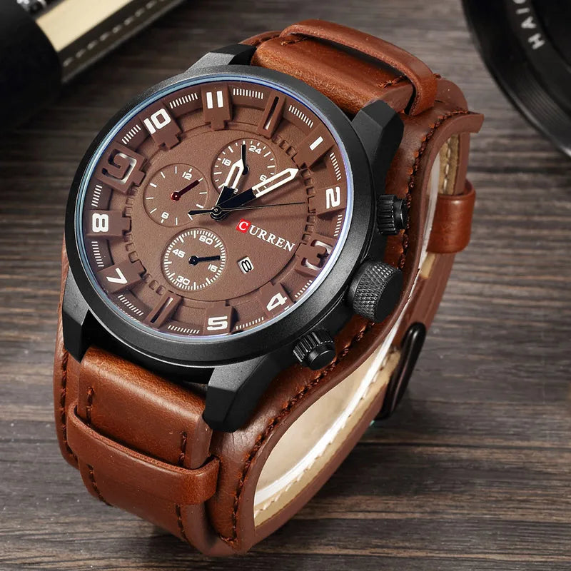 CURREN Men's Watches Top Brand Luxury Fashion&Casual Business Quartz Watch Date Waterproof Wristwatch Hodinky Relogio Masculino