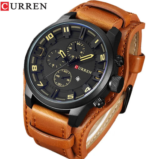 CURREN Men's Watches Top Brand Luxury Fashion&Casual Business Quartz Watch Date Waterproof Wristwatch Hodinky Relogio Masculino